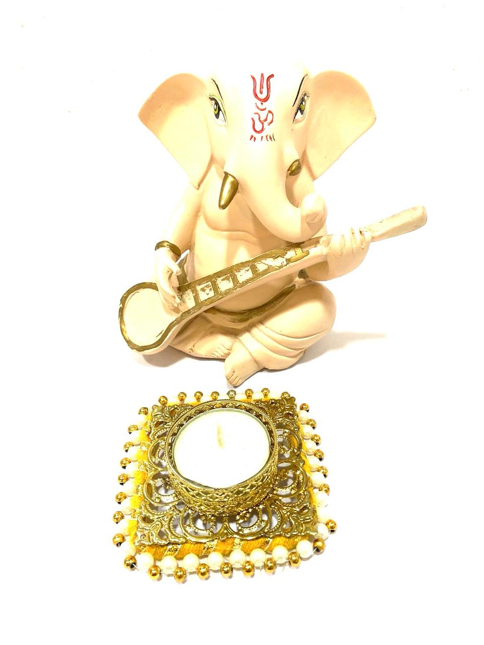Tea Light Holders in Various Design Pooja Return Gift Ideas Handmade Tamrapatra