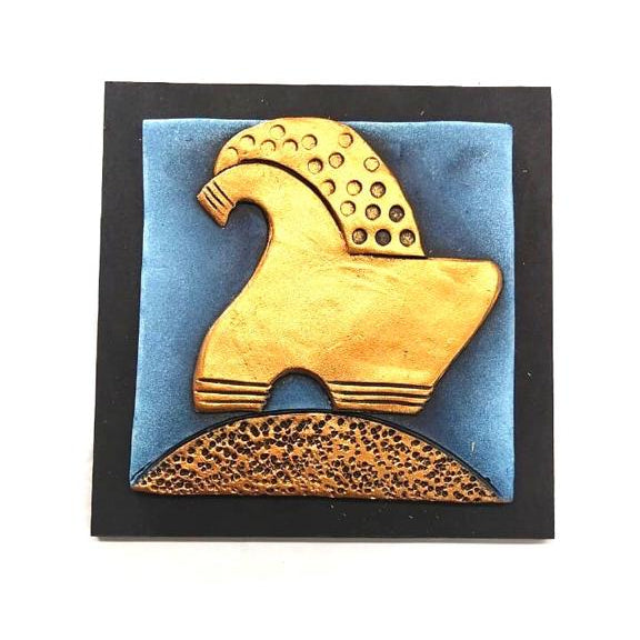 Animal Designs Handcrafted Terracotta Plates Creations Set Of 4 By Tamrapatra - Tamrapatra