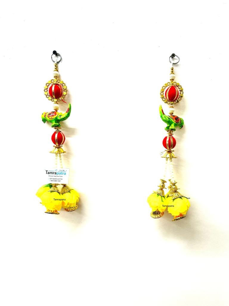 Parrot Hangings Exciting Designs To Décor Your Space In Set Of 2 From Tamrapatra