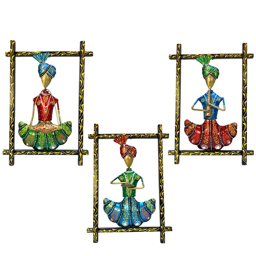 Musicians Hanging Metal Craftsmanship With Beautiful Colors By Tamrapatra