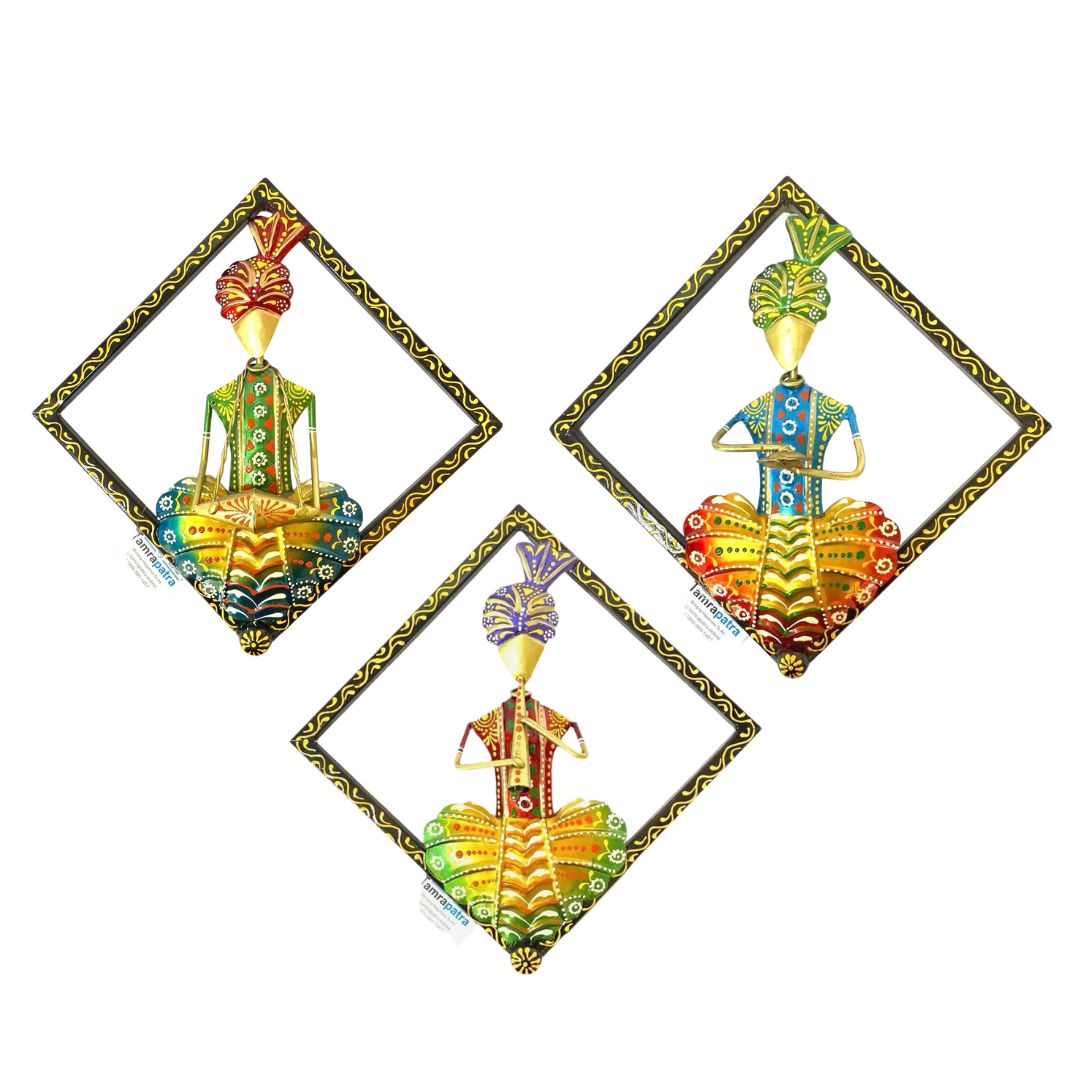 Black Musician In Frame Metal Arts To Enhance Your Walls Made In India Tamrapatra