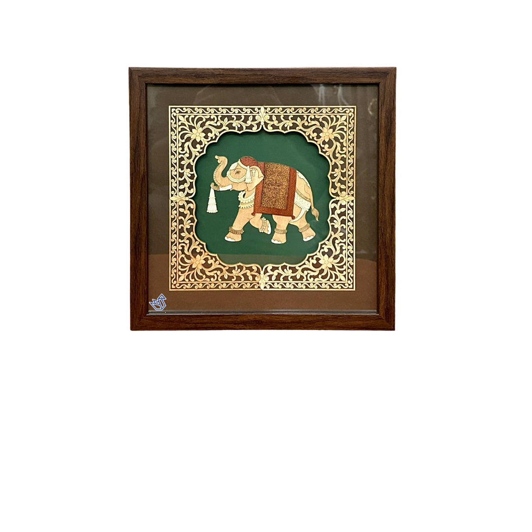 Elephant Premium Design Style 3D Wooden Frames New Arrivals By Tamrapatra