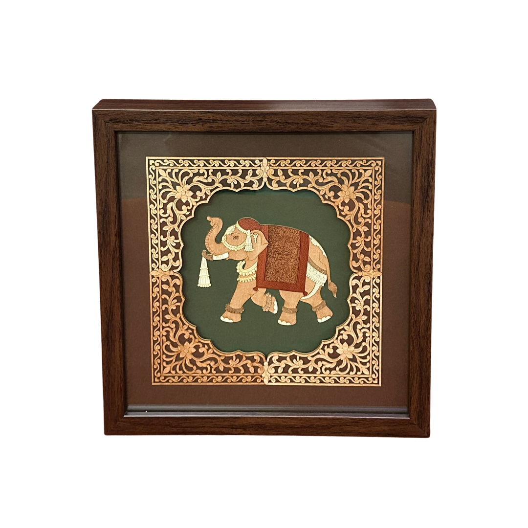 Elephant Premium Design Style 3D Wooden Frames New Arrivals By Tamrapatra