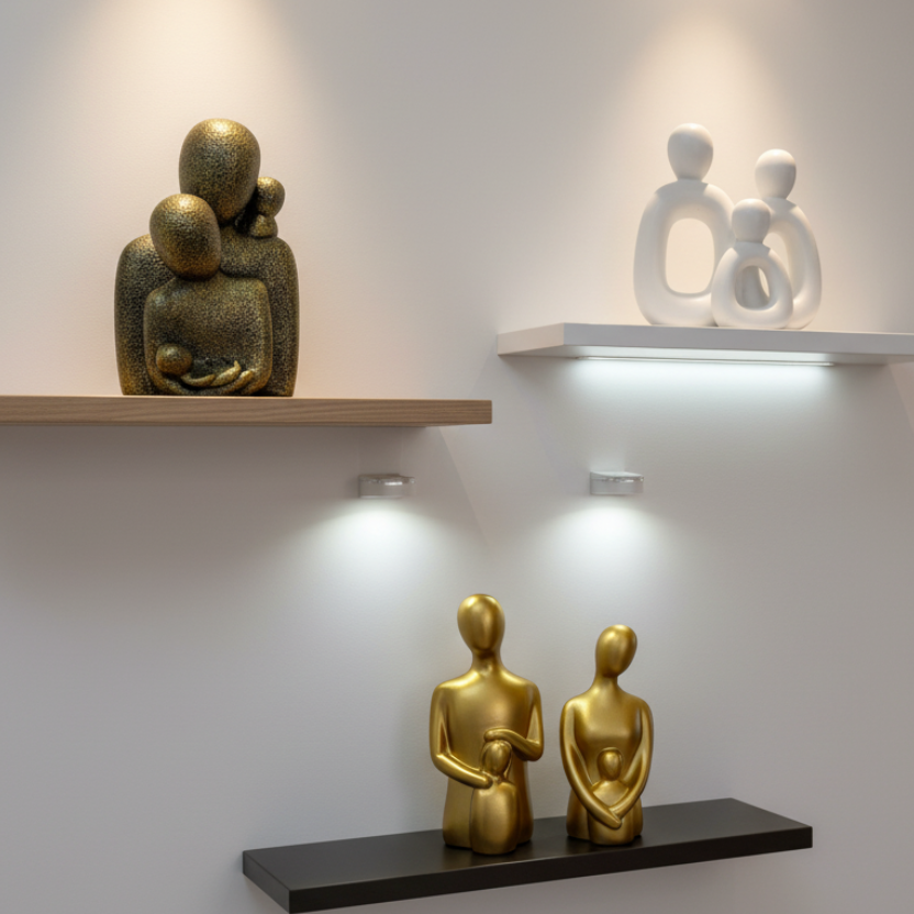 Couple Family On Modern Statue Of Love Masterpiece Various Shades By Tamrapatra - Tamrapatra