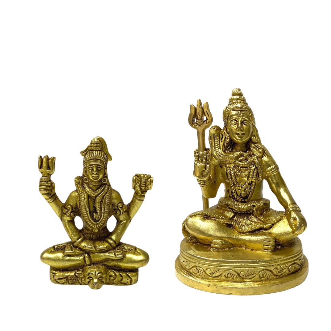 Lord Shiv Brass Idols " Maha Dev" Premium Finish Statues Gifts By Tamrapatra