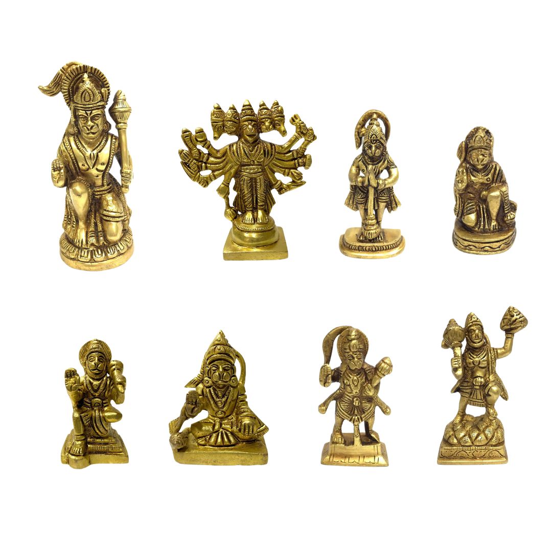 Lord Hanuman Brass Statue 'Companion Of God Rama' New Designs Tamrapatra