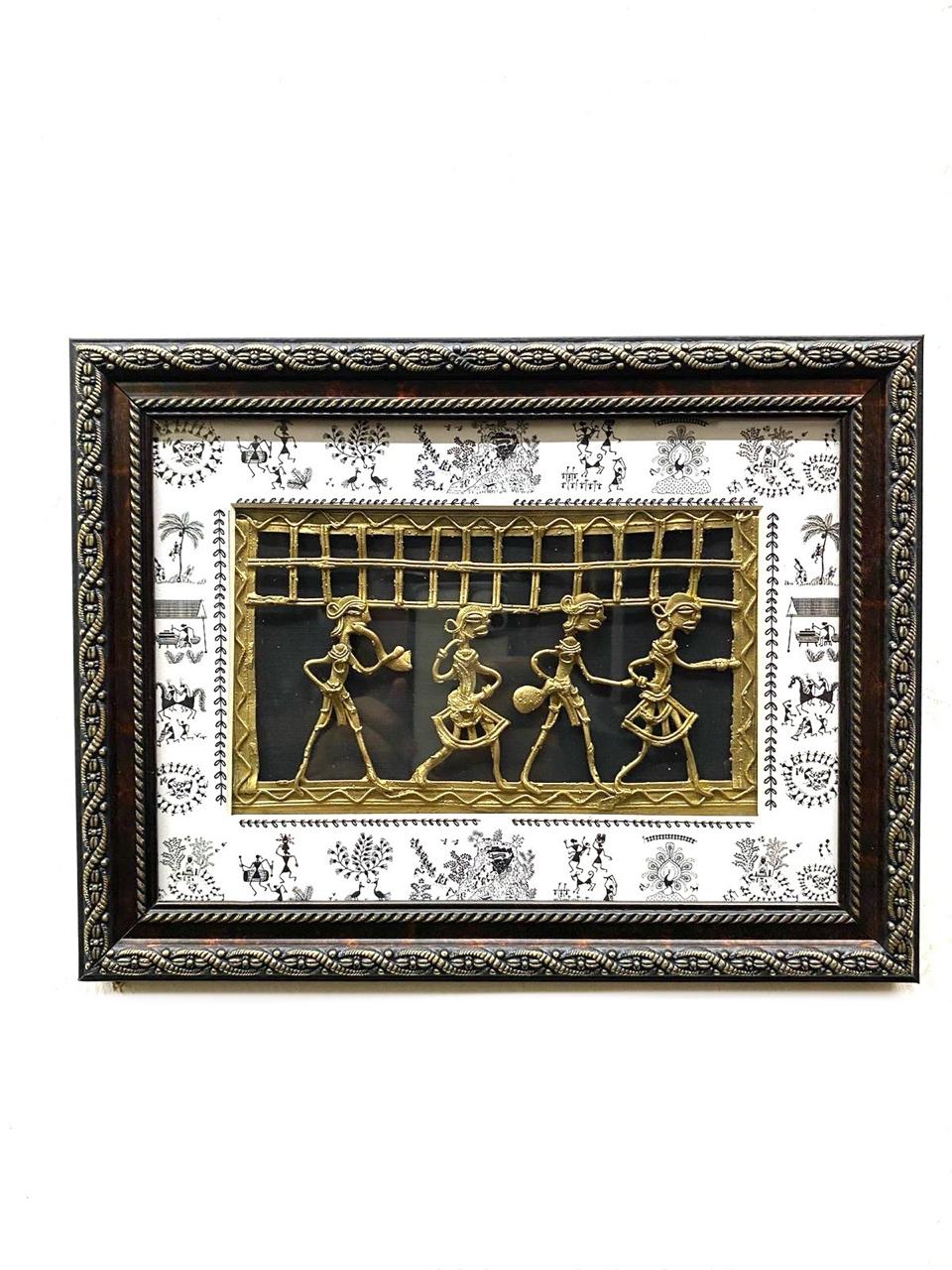 Villagers Handcrafted Rural Lost Wax Dhokra Art Frames Corporate Gifts By  Tamrapatra