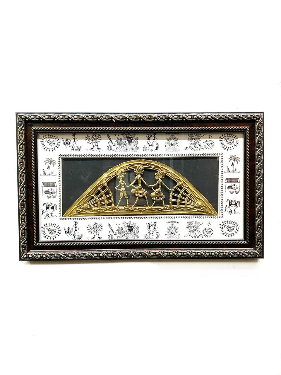 Villagers Handcrafted Rural Lost Wax Dhokra Art Frames Corporate Gifts By  Tamrapatra