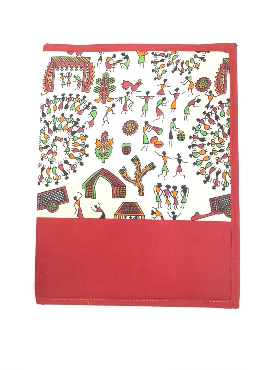 Warli Design Printed Files & Folders To Store Important Documents By Tamrapatra