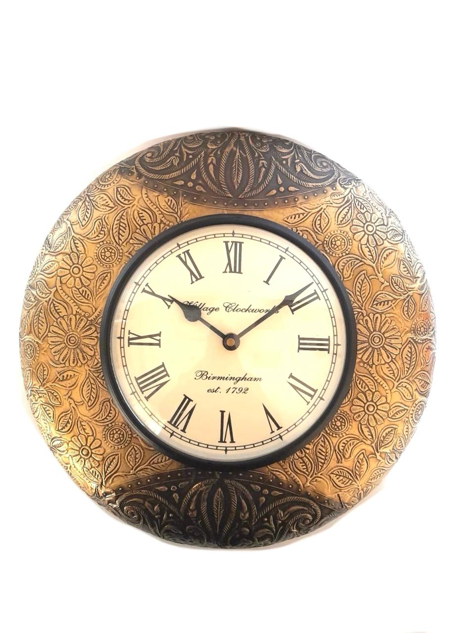Classic Floral Theme Wall Clock For Suits Every Corner Of Your Space Tamrapatra