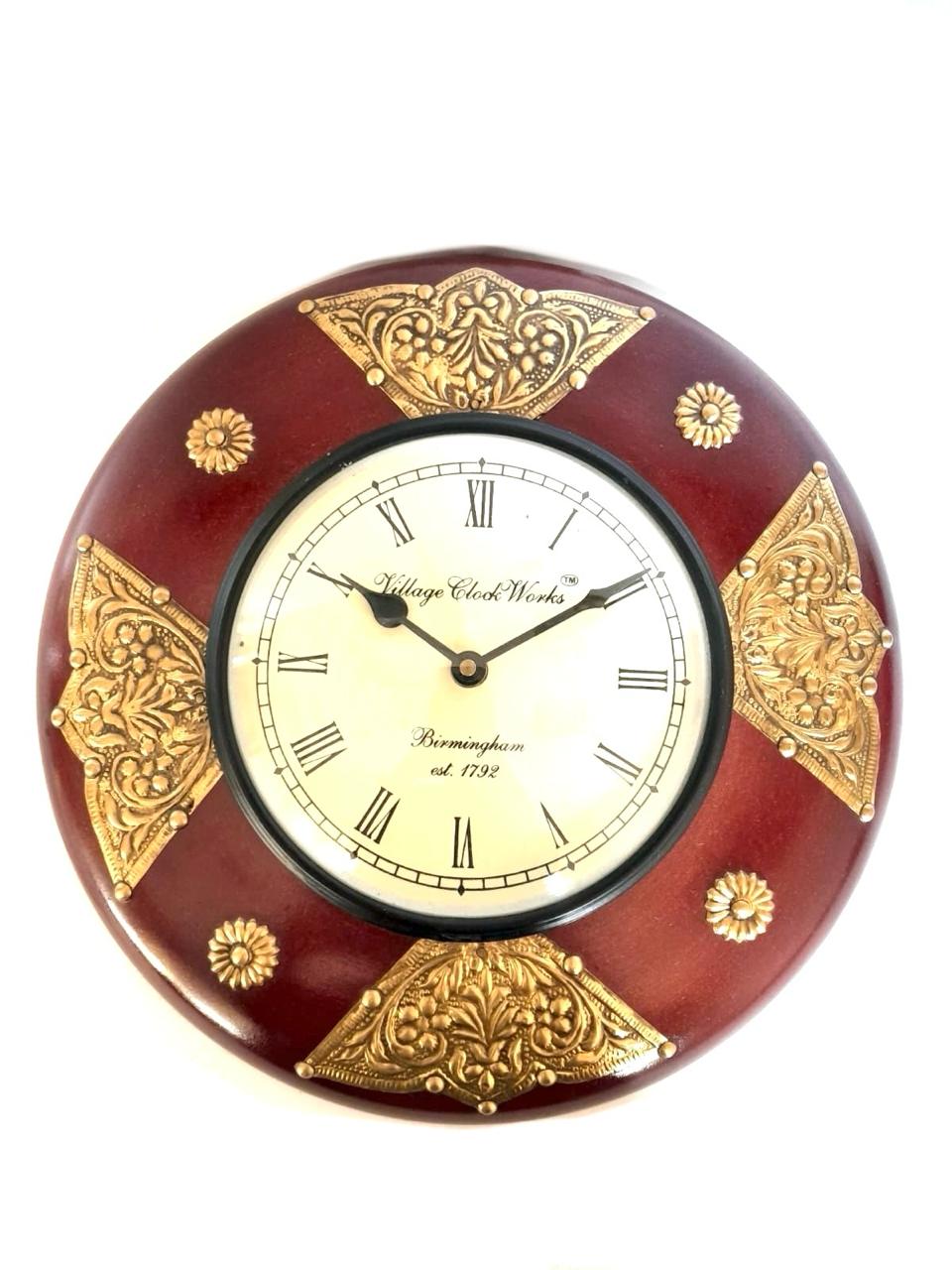 Classic Floral Theme Wall Clock For Suits Every Corner Of Your Space Tamrapatra