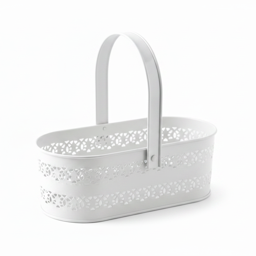 Metal Containers With Carry Basket Style Carving Beautiful Designs By Tamrapatra - Tamrapatra