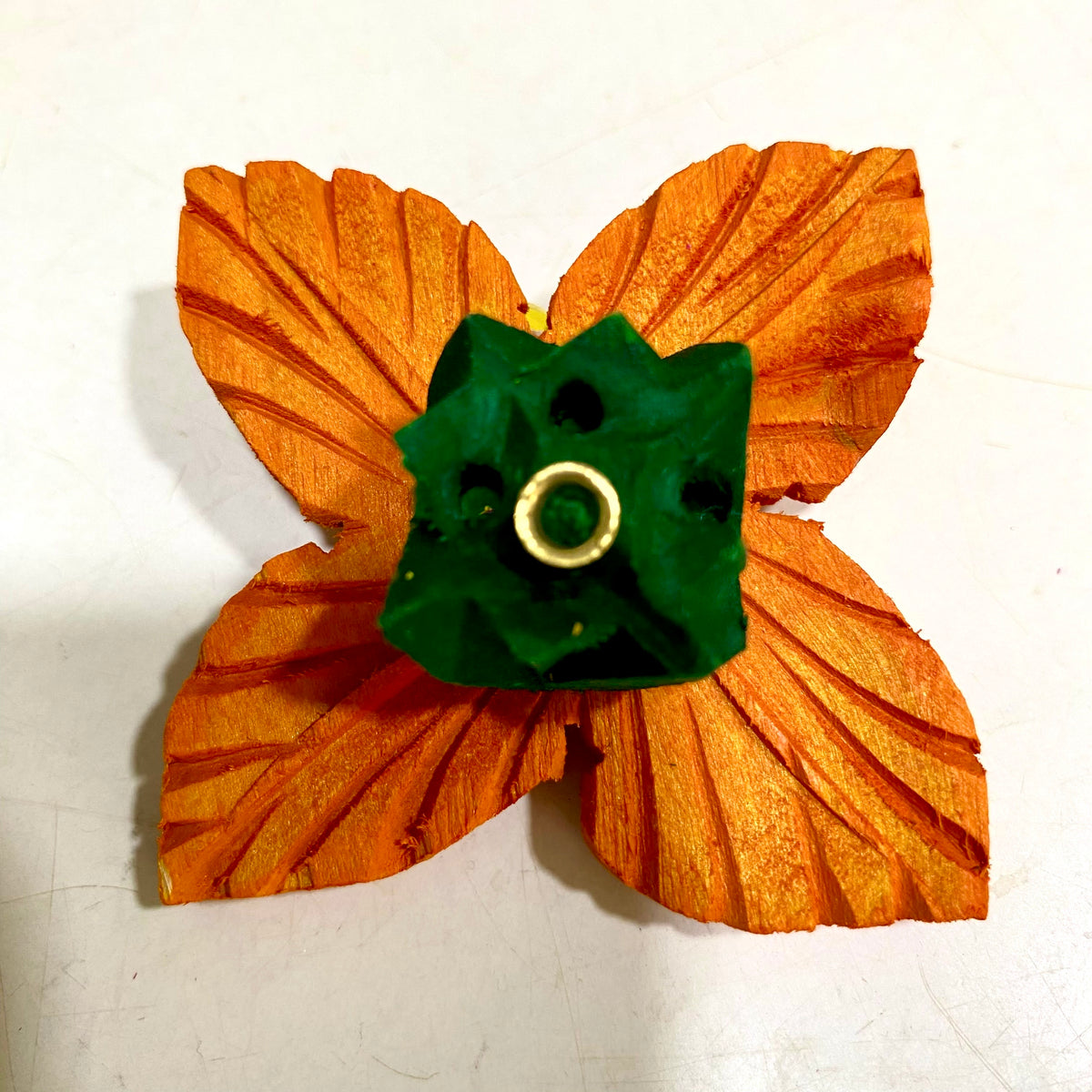 Incense Wooden Stick Holder In Floral Design Attractive Colors Gifting Tamrapatra