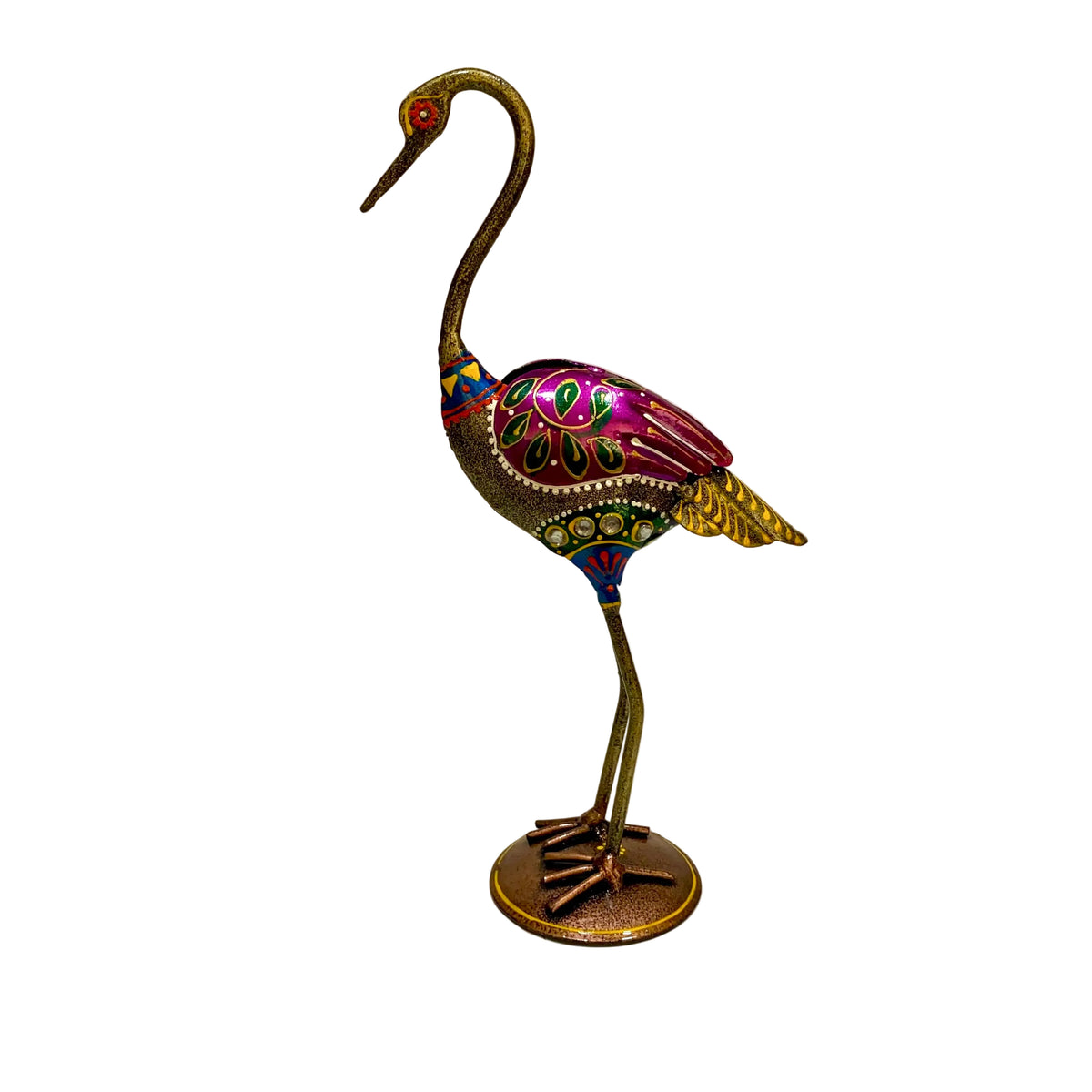 Metal Deer Crane Pair Exclusive Range Of Birds Home Décor Handcrafted By Tamrapatra