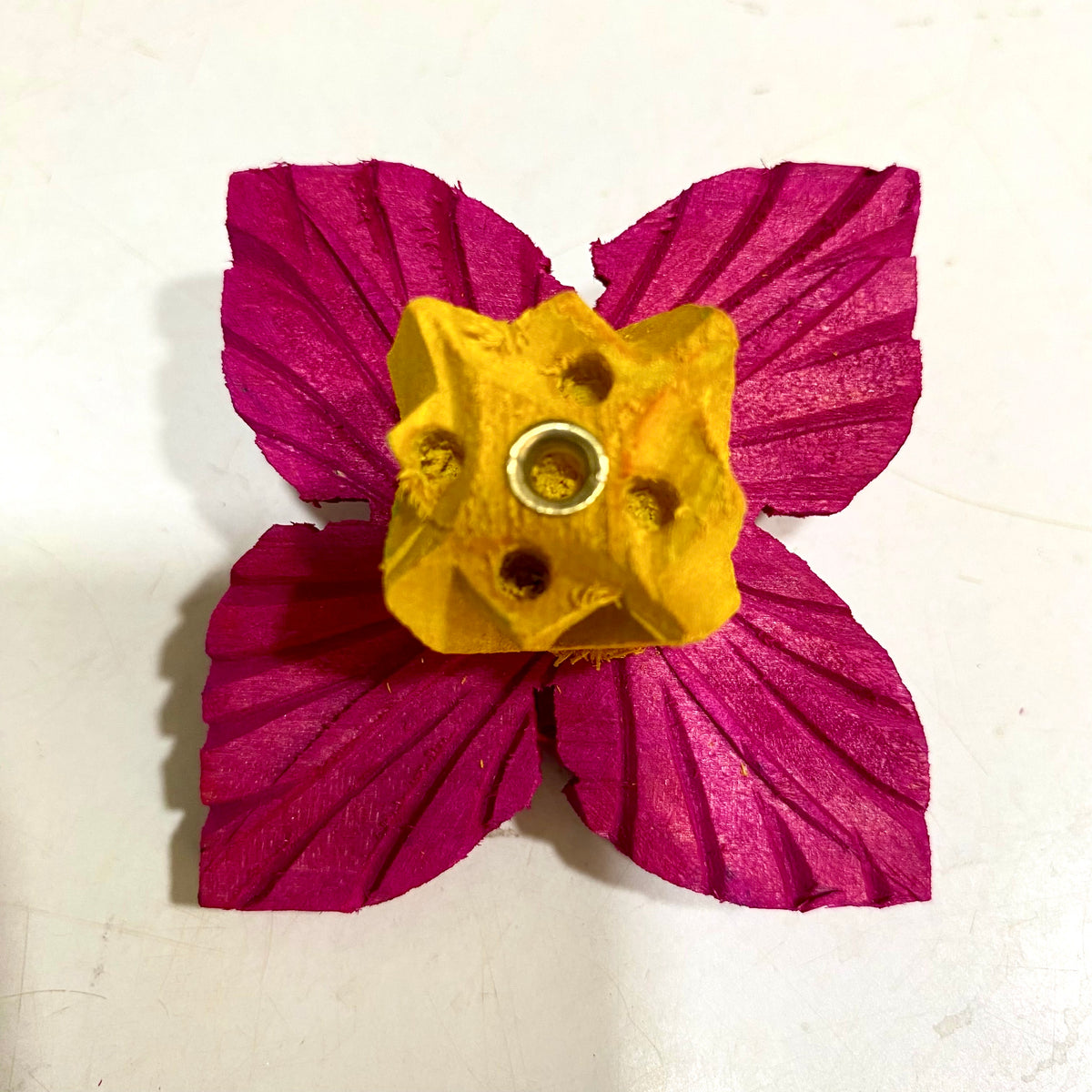 Incense Wooden Stick Holder In Floral Design Attractive Colors Gifting Tamrapatra