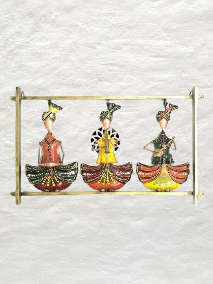 3 Sitting Musician Sardar Frame Indian Theme For Beautiful Homes By Tamrapatra