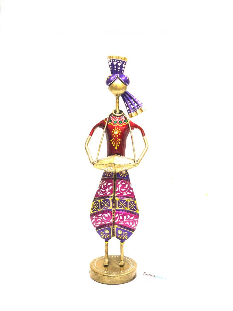 Akira Dolls Musical Theme With Traditional Indian Heritage Metal Art Tamrapatra