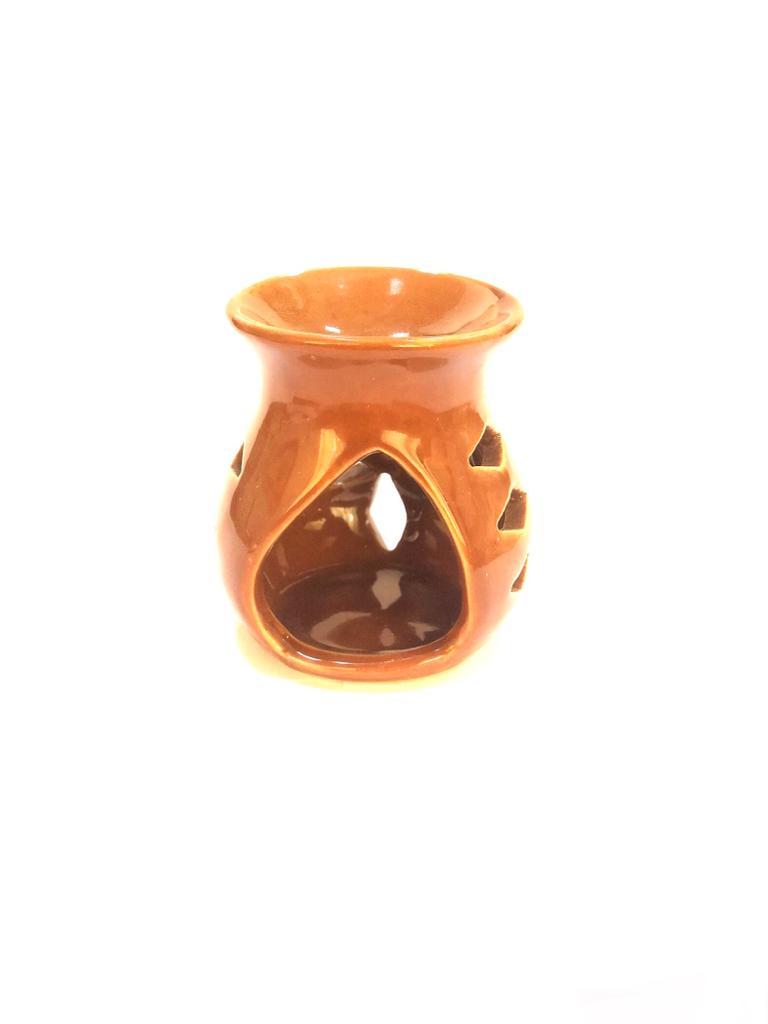 Newly Designed Aroma Diffusor With Classic Shades Ceramic Art At Tamrapatra