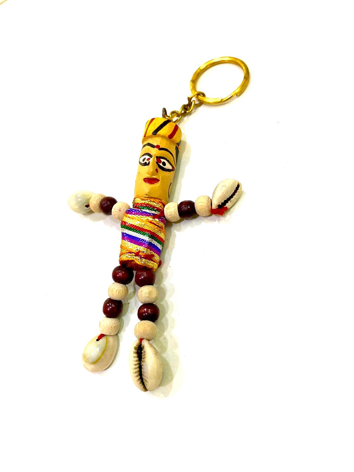 Beads Key Chains Puppet Design Male Female Traditional Collection Tamrapatra