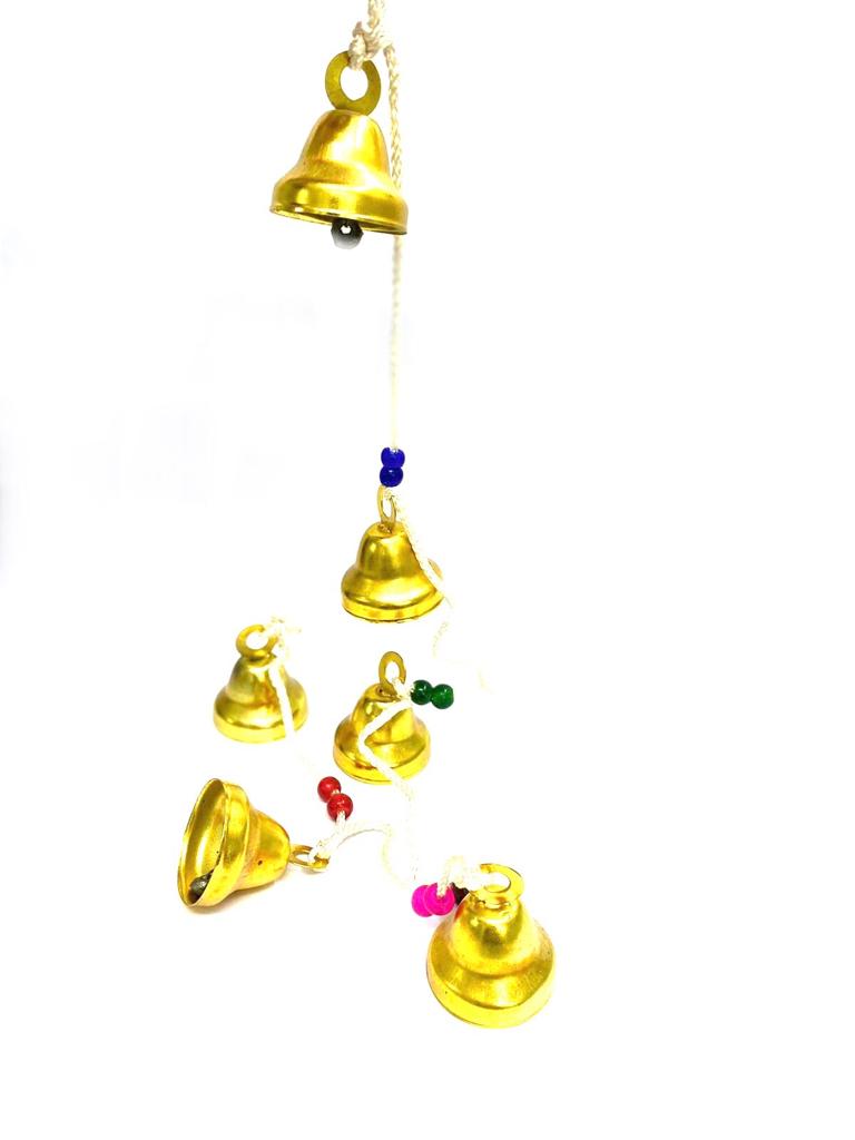 Metal Bells Hangings Traditional Handicrafts Variety Multicolor Beads Tamrapatra