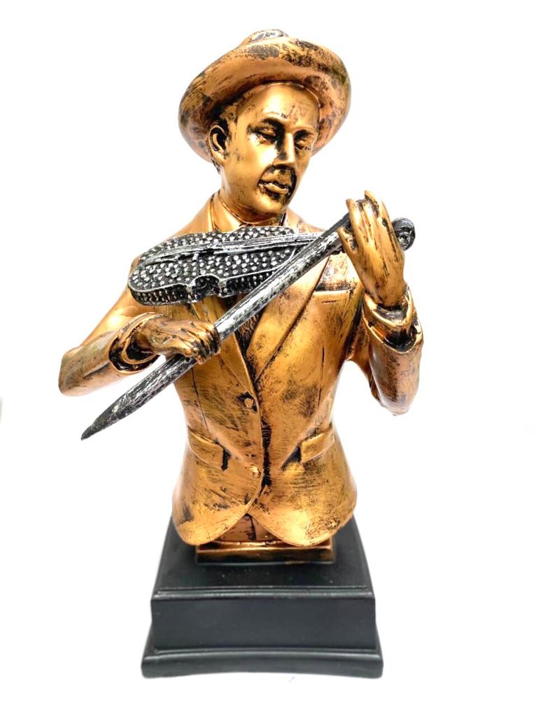 Big Gentleman Copper/Gold Shades Extravagant Musicians Modern Art Tamrapatra