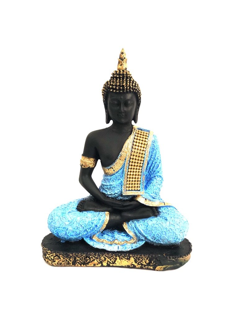 Buddha Statue Figure Idol Resin Exclusive Artefacts Multicolor Tamrapatra