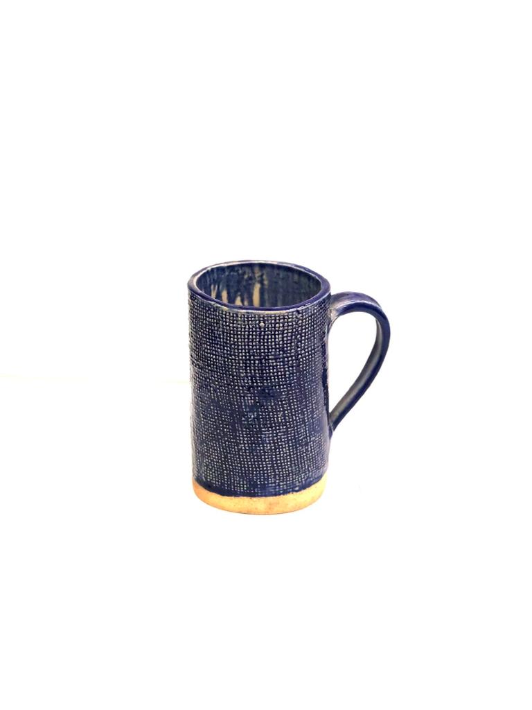 Ceramic Cup Planter Designed With Luxurious Look of Jute From Tamrapatra