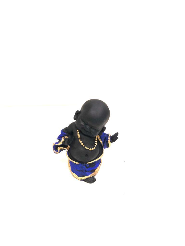 Cool Blue Shaded Handmade Baby Monks Attractive Home Décor By Tamrapatra