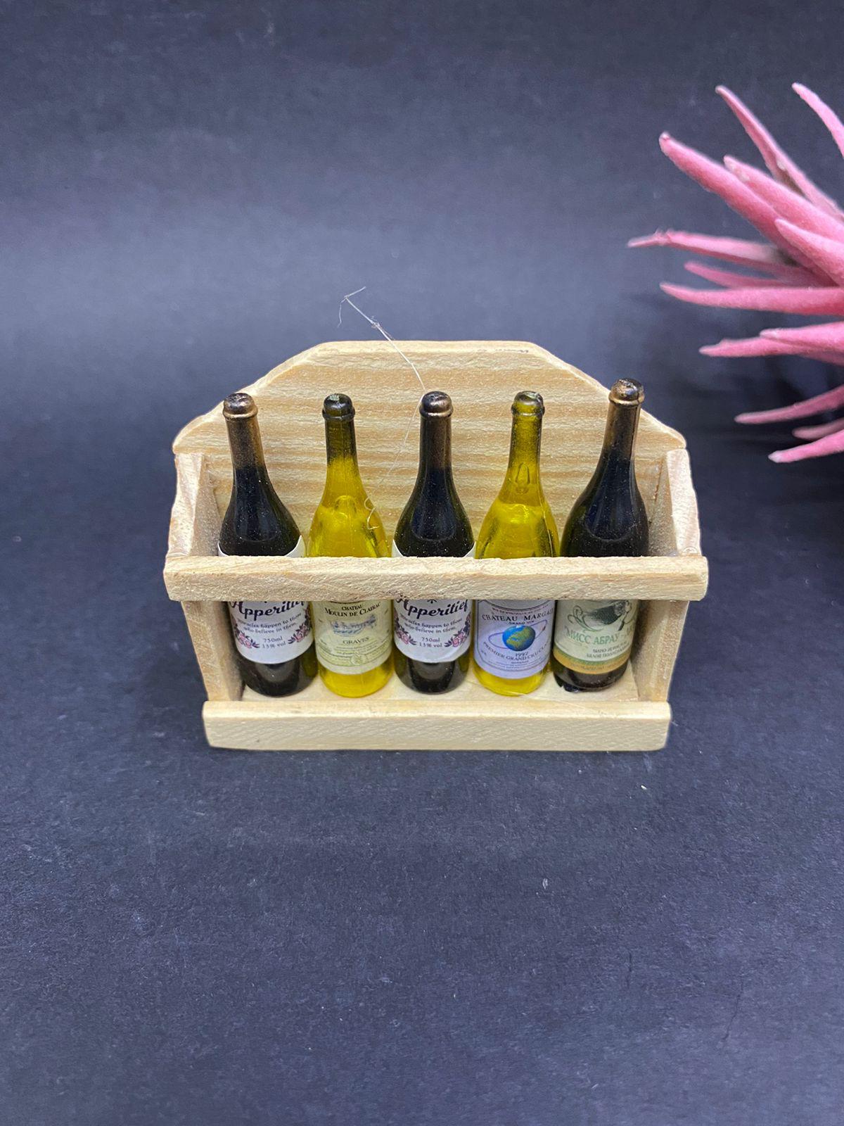 Luxurious Wine Bottle In Case Fridge Magnets Souvenir Gifting's From Tamrapatra