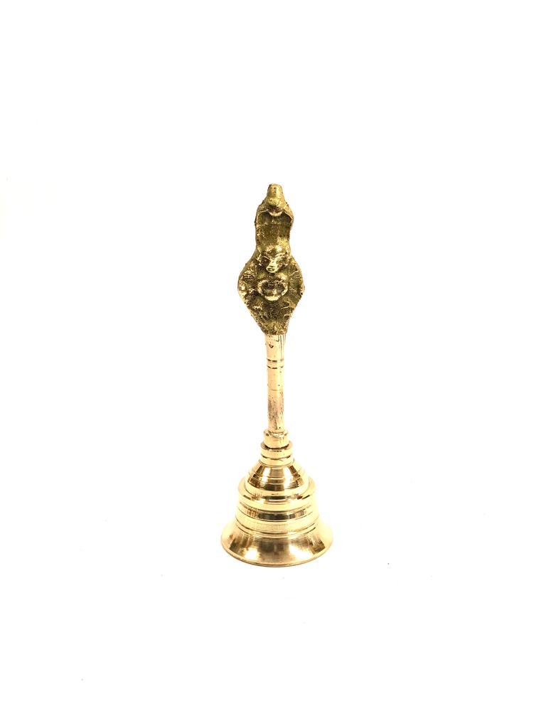 Brass Handcrafted Bells Pooja Accessories Collection Unique Art By Tamrapatra