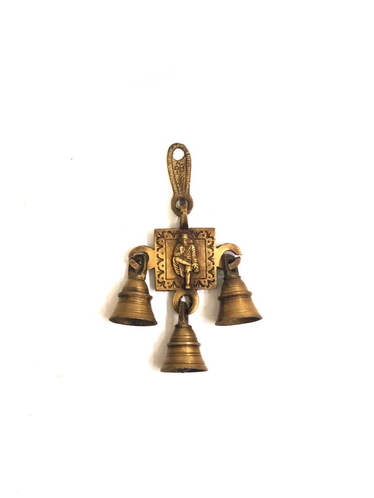 3 Bell Wall Hangings Handcrafted Brass Artware In Various  Designs Tamrapatra