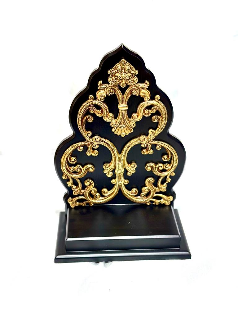 Brass Wooden Fusion Arch For Idol Religious Decoration Artistic From Tamrapatra
