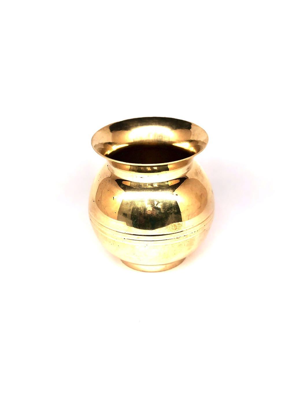 Brass Lota Pooja Accessories Kalash Antique Creations By Tamrapatra