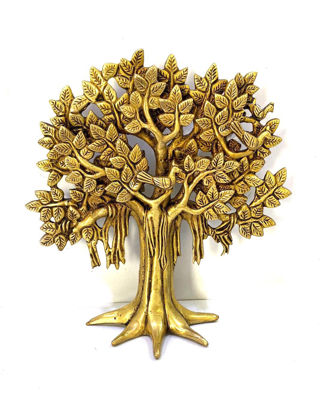 Wall Hangings Brass Tree Exclusive Art Home Décor Temple Room From Tamrapatra