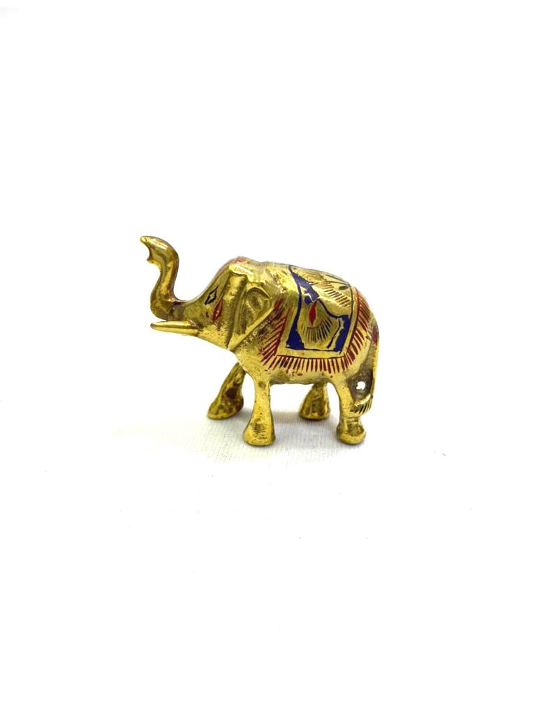Elephant Brass Animal Collectible Mighty Lovely Gifts Handcrafted By Tamrapatra