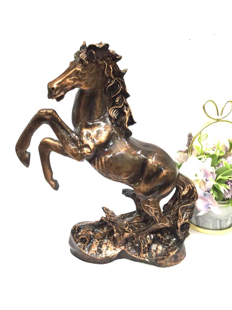 Horse Reared Up Exclusive Animal Showpiece Exclusive Figurines From Tamrapatra