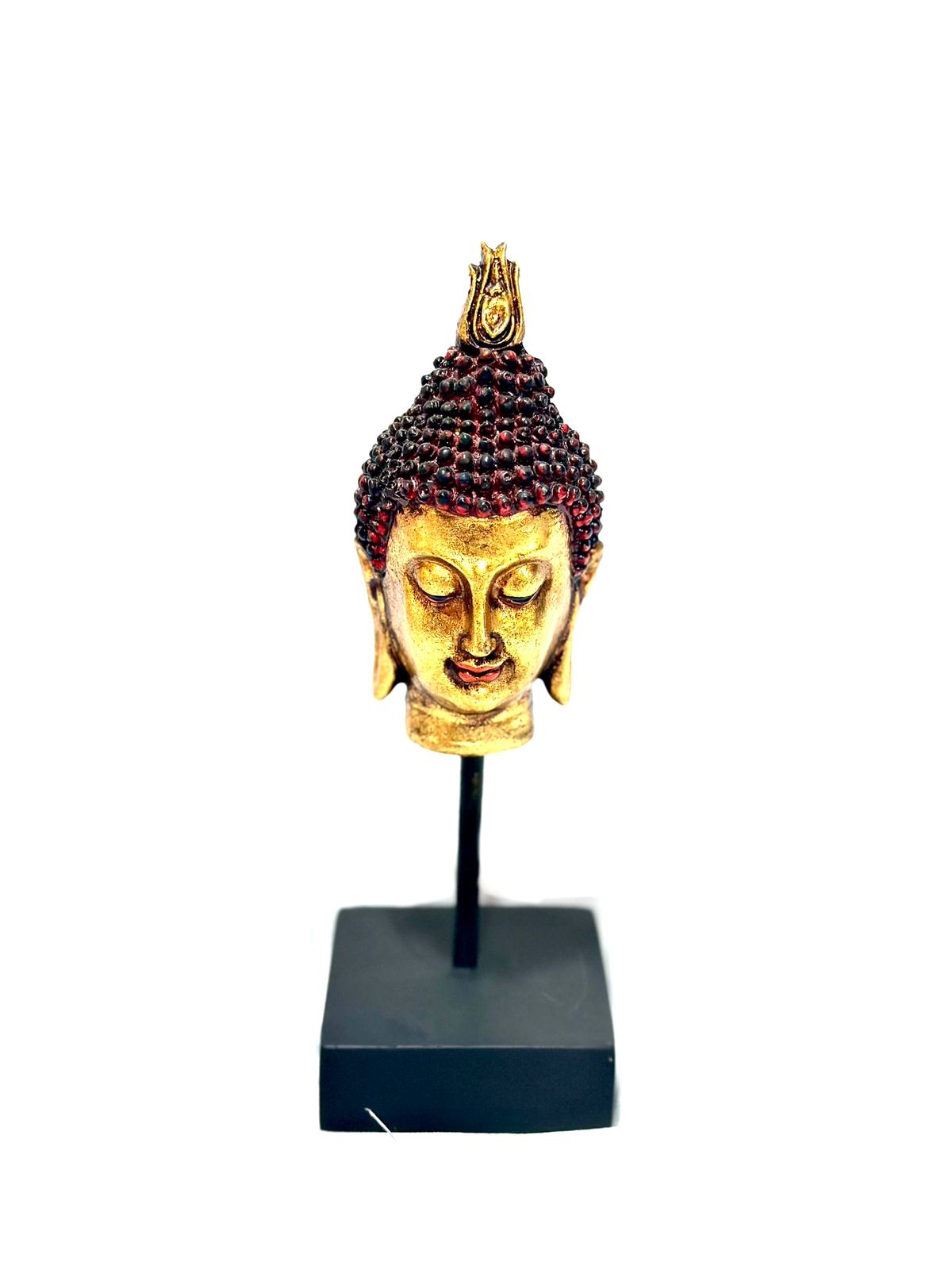 Buddha Face On Stand Excellent Finished Resin Artefacts Various Shades At Tamrapatra