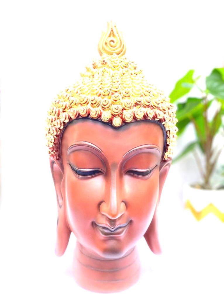 Buddha Face Sculpture Face Home Décor Spiritual Arts Exclusively At Tamrapatra