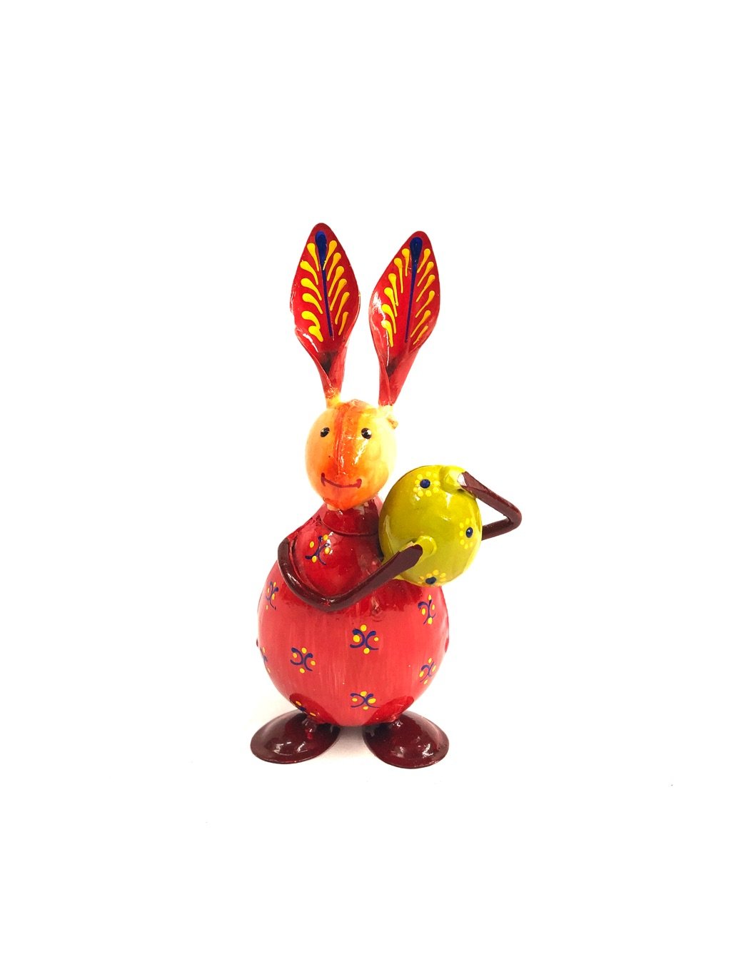 Cute Bunny Carrying Various Objects Exquisite Kids Showpiece By Tamrapatra