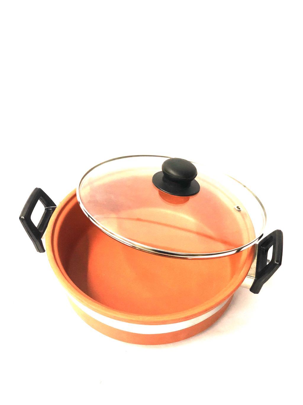 Round Base Cooking Pot Multipurpose Clay Utensils Exporter Tamrapatra - Tamrapatra