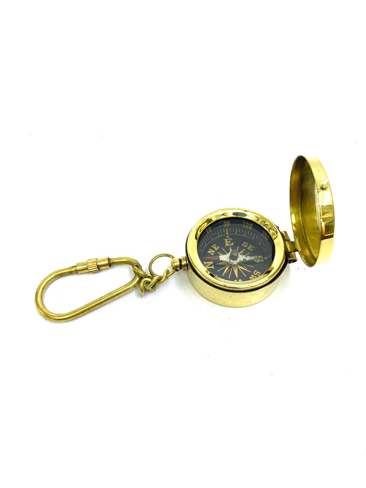 Brass Compass Keychains Exclusive Collections Premium Quality Utility Tamrapatra