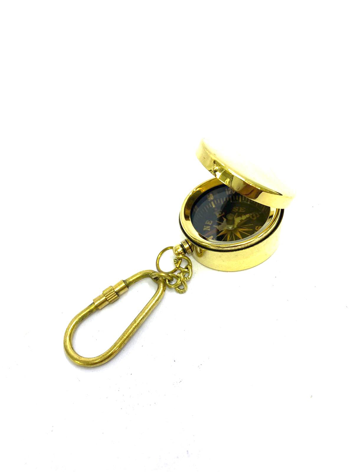 Brass Compass Keychains Exclusive Collections Premium Quality Utility Tamrapatra