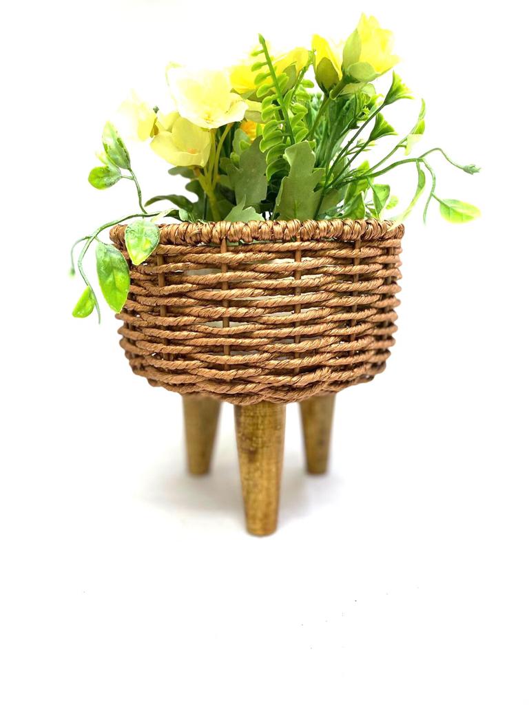 Jute Planters In Various Size For Corner Home Office Décor Copper Tamrapatra