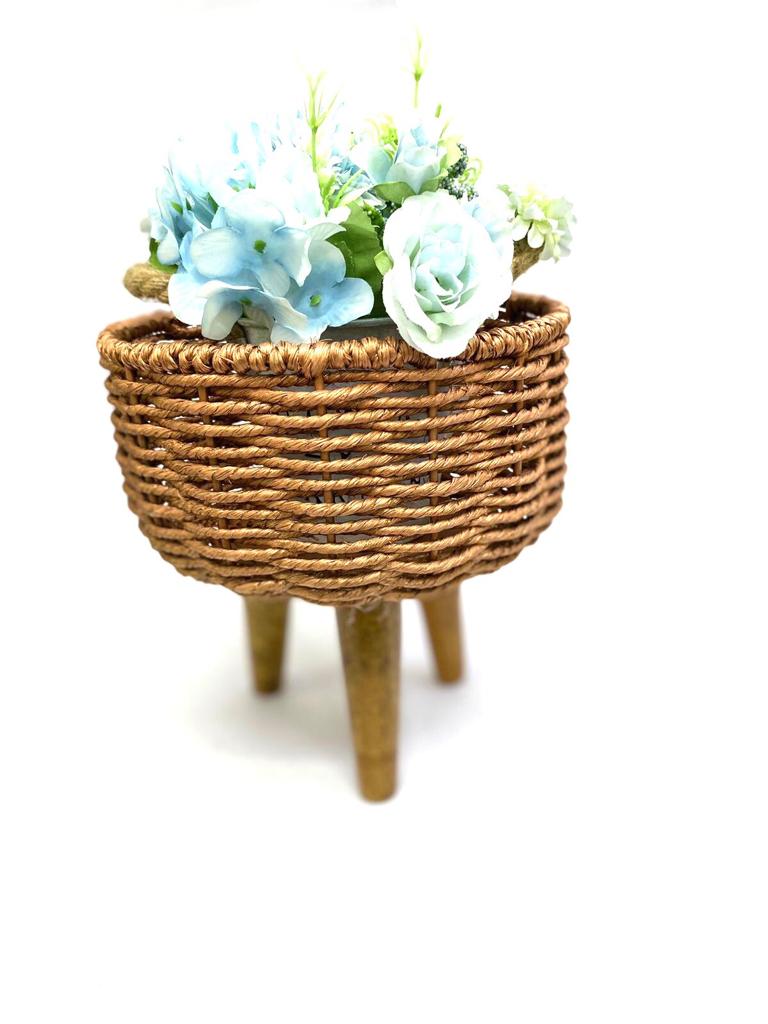 Jute Planters In Various Size For Corner Home Office Décor Copper Tamrapatra