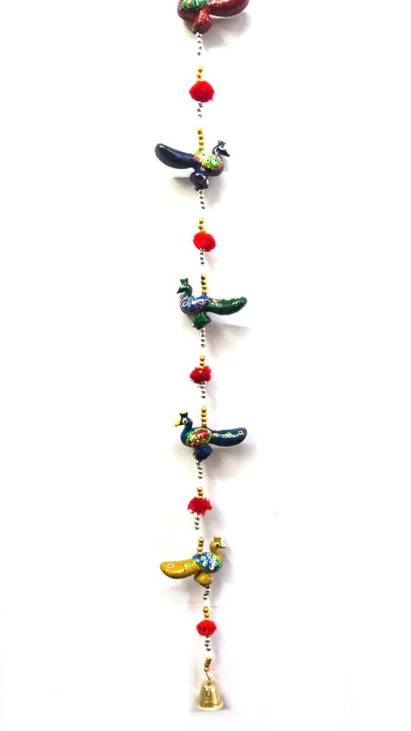 Danglers Traditional Hangings Elephant Peacock Ganesh Parrot From Tamrapatra