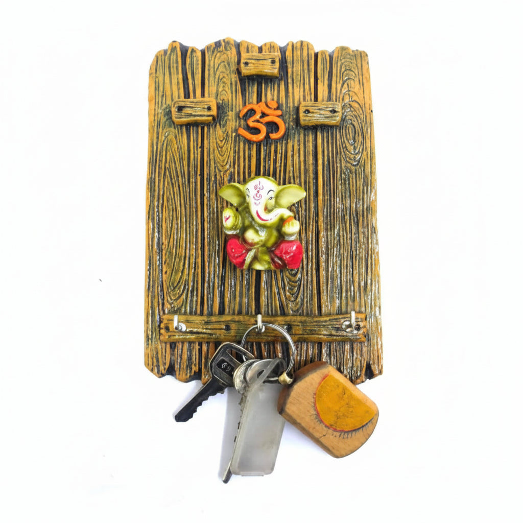 Ganesha Key Holders in Various Abstract Designs unique Gifts Utility Tamrapatra - Tamrapatra