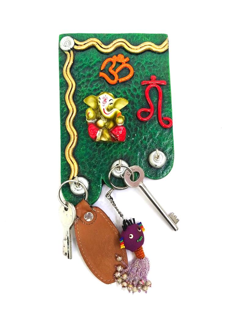 Ganesha Key Holders in Various Abstract Designs unique Gifts Utility Tamrapatra