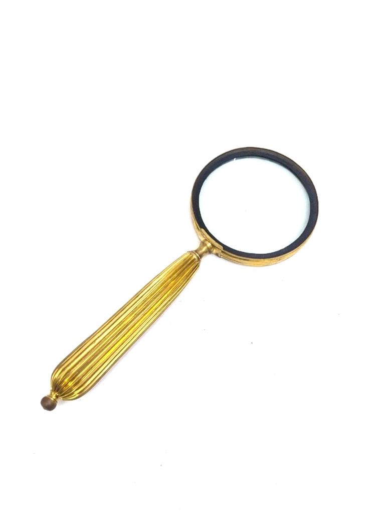 Magnifying Glass With Antique Handle Classic Desk Accessories By Tamrapatra