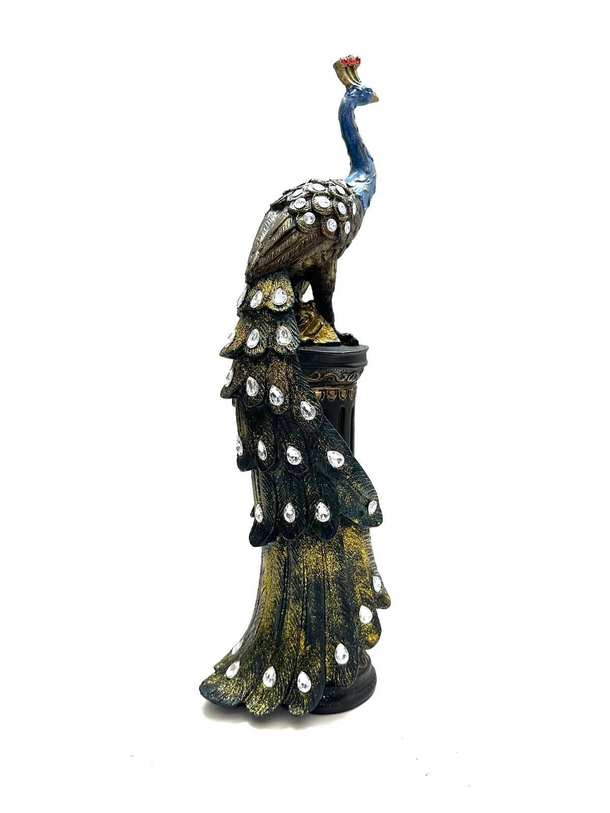 Elegant Peacock Showpiece Table Top Exclusive Décor For Office Home Tamrapatra
