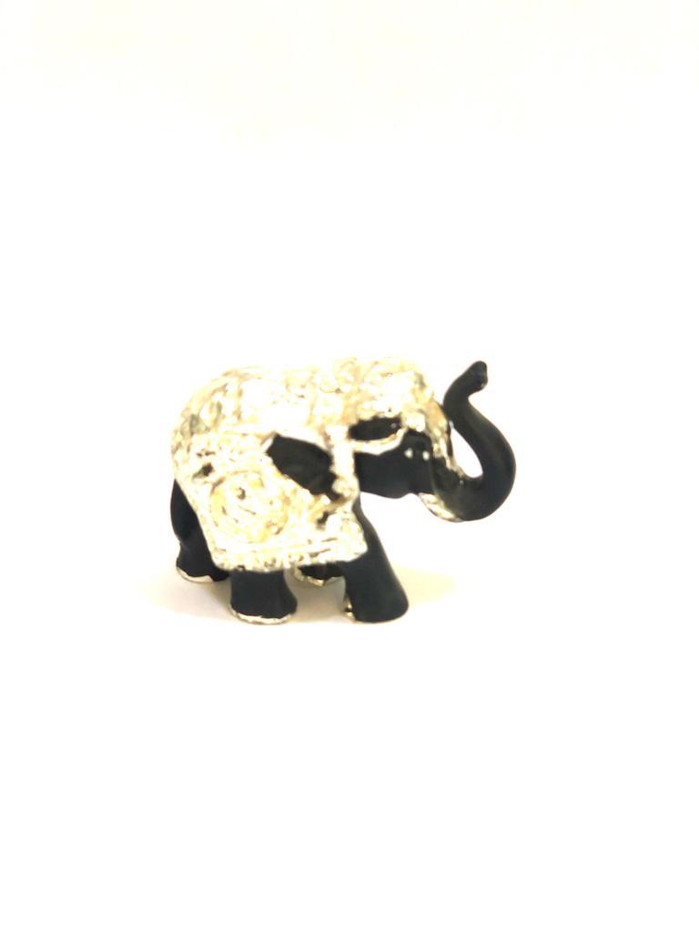 Elephant Resin Plated Animal Collection Handmade In India Tamrapatra